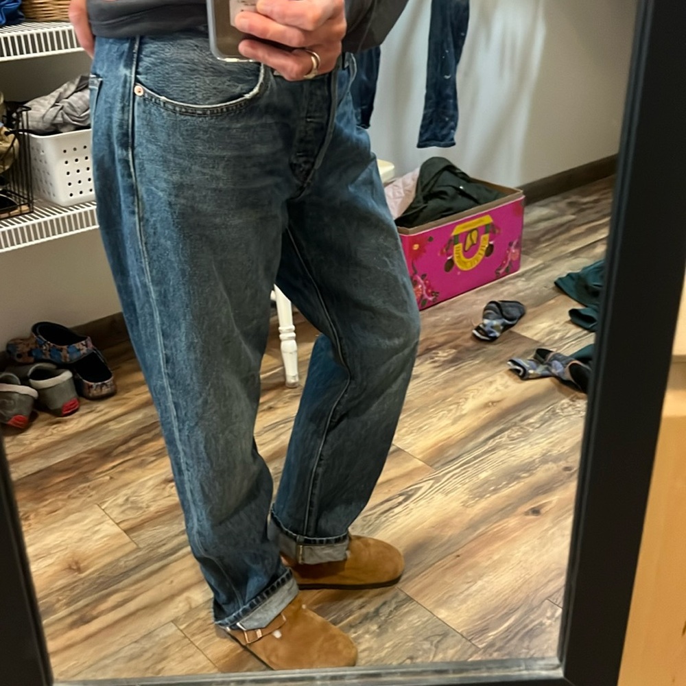 Women’s Levi’s 501 90’s Selvedge denim Jeans… worn 2x’s!